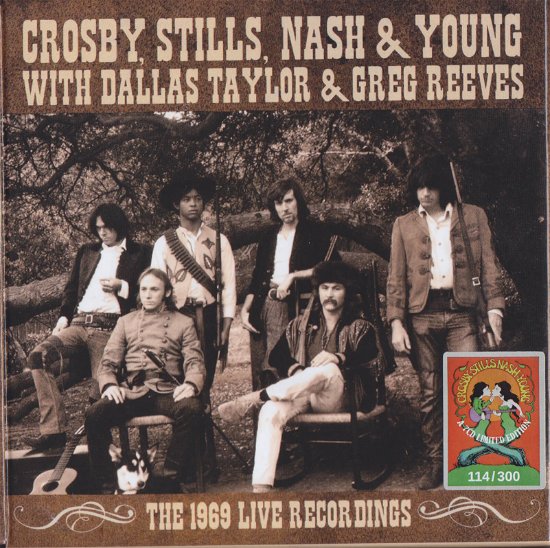 Cover for Crosby Stills Nash &amp; Young · Live 1969 (LP) [Black Friday 2023 edition] (2023)
