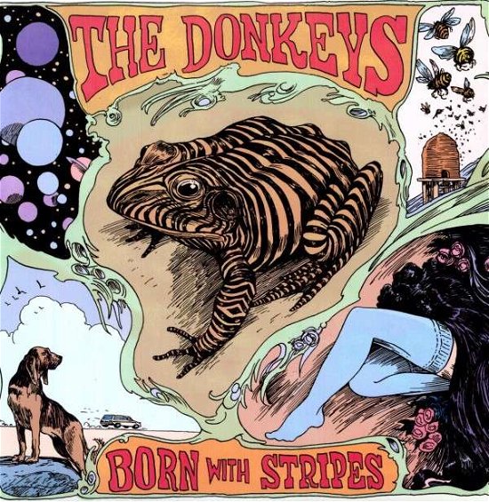 Cover for Donkeys · Born With Stripes (LP) [Standard edition] (2011)