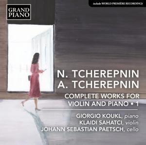 Cover for Giorgio Koukl · N. Tcherepnin &amp; A. Tcherepnin: Complete Works For Violin &amp; Piano, Vol. 1 (CD) (2024)