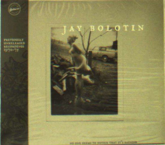 No One Seems To Notice That It's Raining - Jay Bolotin - Música - DELMORE - 0795528002710 - 15 de marzo de 2019