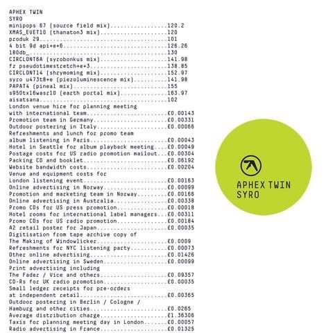 Syro - Aphex Twin - Música - WARP - 0801061024710 - 19 de septiembre de 2014