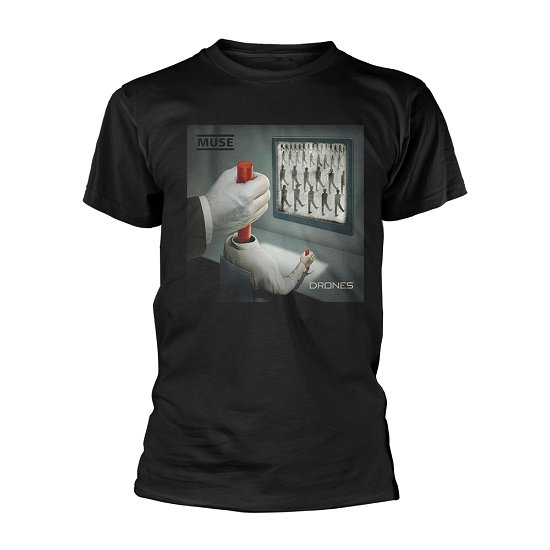 Cover for Muse · Drones (T-shirt) [size M] [Black edition] (2021)