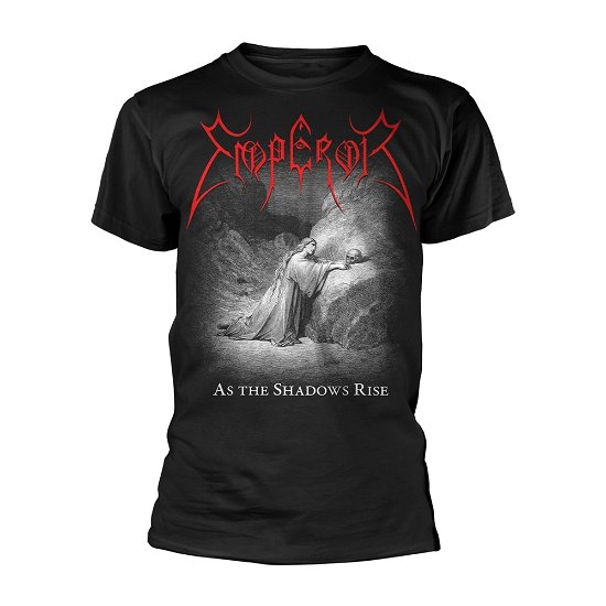 Cover for Emperor · As the Shadows Rise (T-shirt) [size L] [Black edition] (2019)