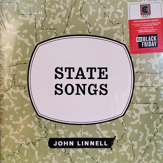 Cover for Linnell John · Bf 2019 - State Songs (LP) [Coloured, Limited edition] (2019)