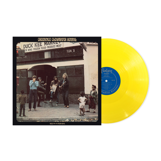 Cover for Creedence Clearwater Revival · Willy and the Poor Boys (LP) [2025 Remastered Opaque Canary Yellow Vinyl edition] (2025)