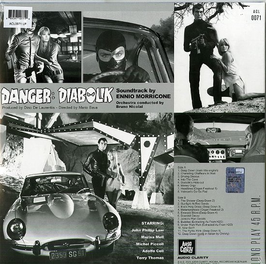 Cover for Ennio Morricone · Danger: Diabolik! (LP) (2022)