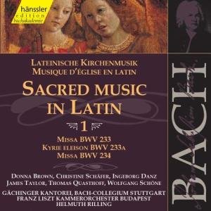 BACH:Lateinische Kirchenmusik1 - Rilling / Gächinger Kantorei - Muzyka - hänssler CLASSIC - 4010276015710 - 10 sierpnia 1999