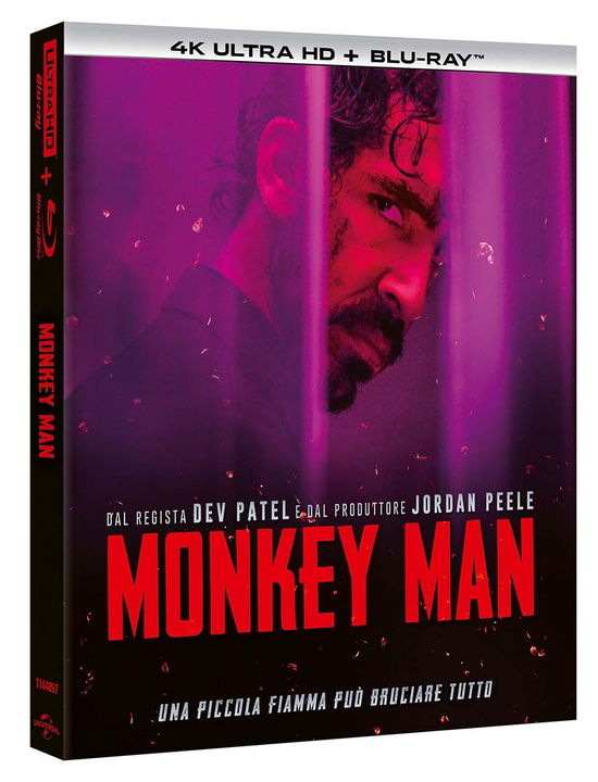 Cover for Monkey Man (4K+Br) (4K Ultra HD/BD) (2024)