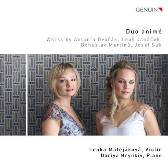 Cover for Matejakova / Hrynkiv · Duo Anime: Works By Antonin Dvorak. Leos Janacek. Bohuslav Martinu And Josef Suk (CD) (2019)