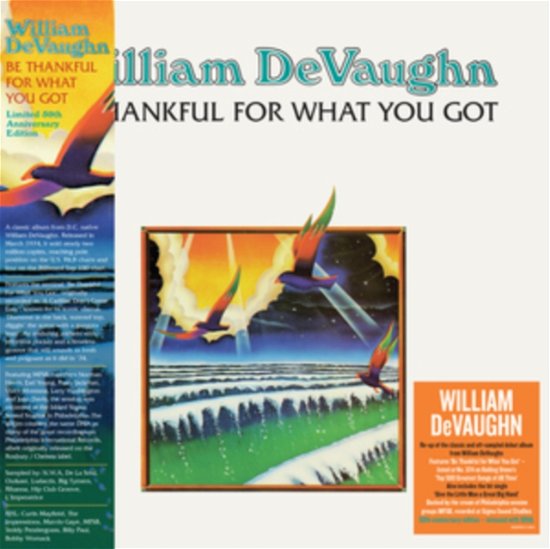 Be Thankful For What You Got (50th Anniversary Edition) V2 - William Devaughn - Musiikki - DEMON RECORDS - 5014797911710 - perjantai 26. huhtikuuta 2024