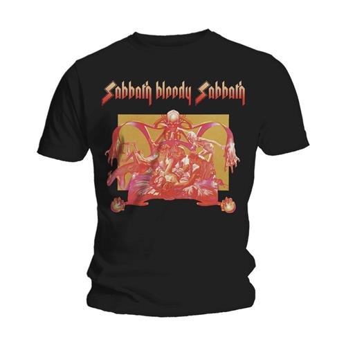 Black Sabbath Unisex T-Shirt: Sabbath Bloody Sabbath - Black Sabbath - Mercancía - Bravado - 5023209634710 - 13 de enero de 2015