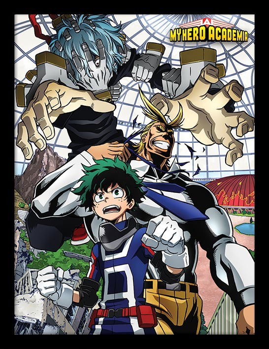 Cover for Pyramid · My Hero Academia: An Enemy Threat 30 X 40 Cm Framed Print (MERCH)