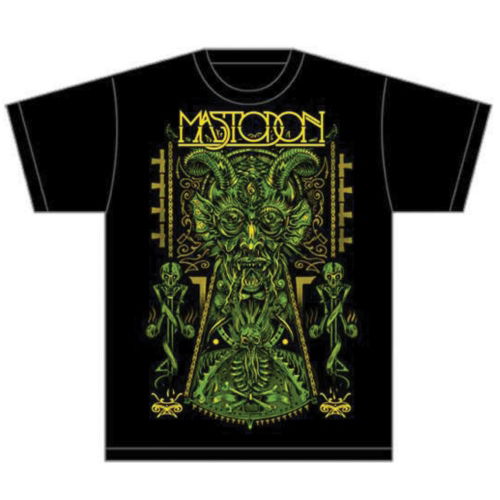 Mastodon Unisex T-Shirt: Devil on Black - Mastodon - Produtos - Global - Apparel - 5055295346710 - 17 de abril de 2015