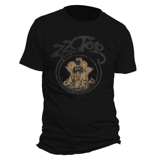 Cover for ZZ Top · ZZ Top Unisex T-Shirt: Outlaw Village (T-shirt) [size S] [Black - Unisex edition] (2014)
