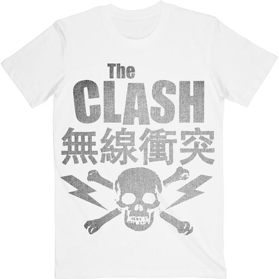 Cover for Clash - The · The Clash Unisex T-Shirt: Skull &amp; Crossbones (T-shirt) [size XL] [White - Unisex edition]