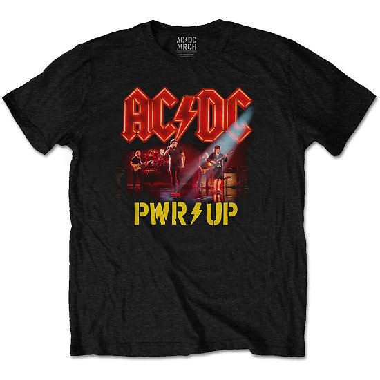 Cover for AC/DC · AC/DC Unisex T-Shirt: Neon Live (T-shirt) [size S] [Black - Unisex edition]