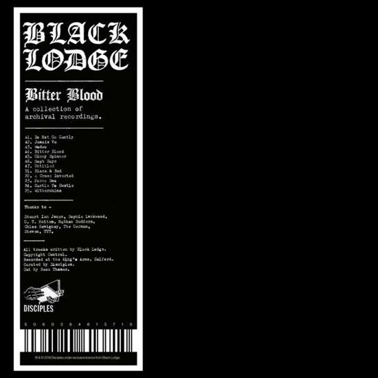 Bitter Blood - Black Lodge - Música - DISCIPLES - 5060384613710 - 20 de julho de 2018