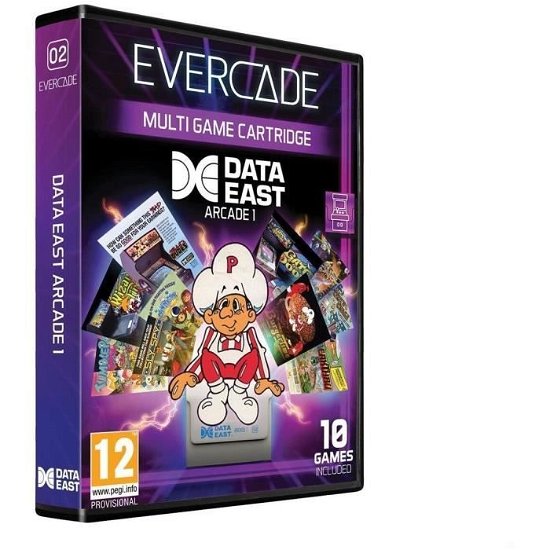 Cover for Blaze Evercade Data East Arcade Cartridge 1 · Efigs (Leketøy)