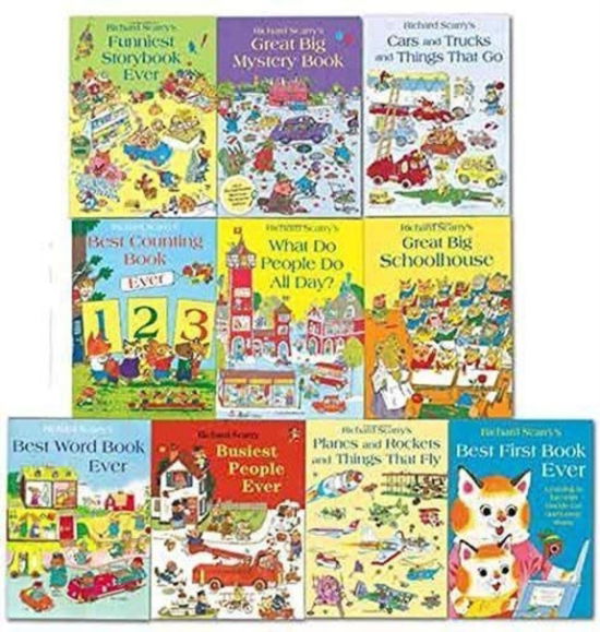 Cover for Richard Scarry · Richard Scarrys Best Collection Ever! - 10-book collection (Boksett) (2019)