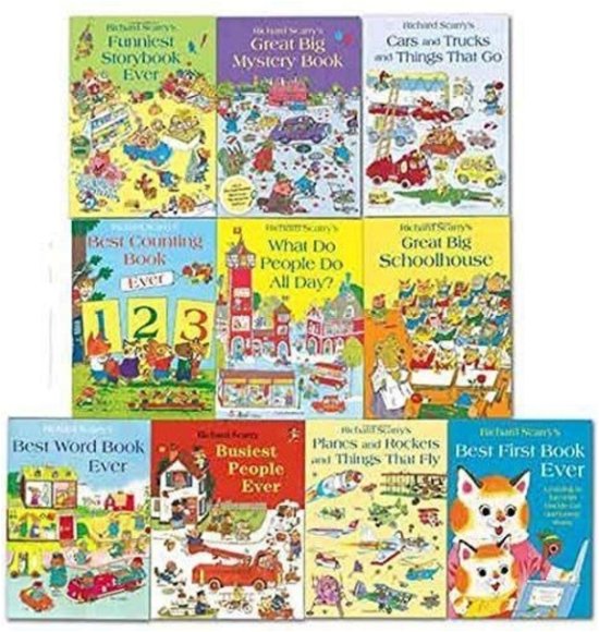 Cover for Richard Scarry · Richard Scarrys Best Collection Ever! - 10-book collection (Bogpakke) (2019)