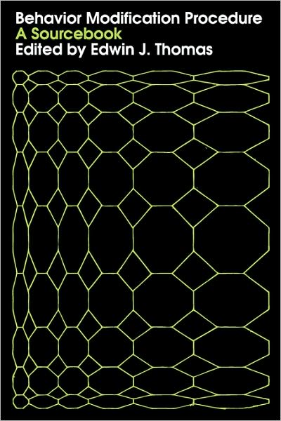 Cover for Edwin J Thomas · Behavior Modification Procedure: A Sourcebook (Paperback Book) (2007)