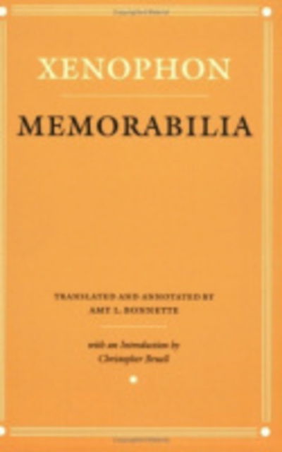 Memorabilia - Agora Editions - Xenophon - Boeken - Cornell University Press - 9780801481710 - 12 juli 2001