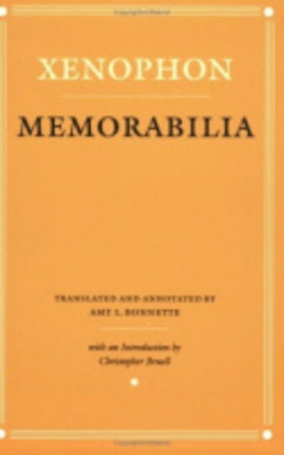 Memorabilia - Agora Editions - Xenophon - Books - Cornell University Press - 9780801481710 - July 12, 2001