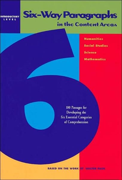 Cover for Glencoe/ Mcgraw-hill - Jamestown Education · Six-way Paragraphs in the Content Areas: Introductory Level (Paperback Book) (2000)