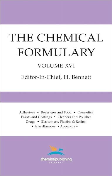 Cover for H Bennett · The Chemical Formulary, Volume 16: Volume 16 (Paperback Book) (1971)
