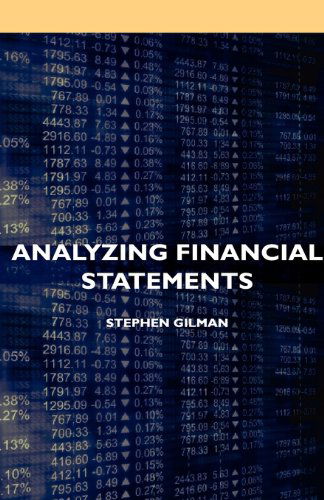 Cover for Stephen Gilman · Analyzing Financial Statements (Paperback Book) (2007)