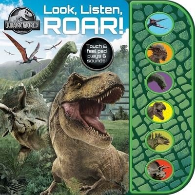 Cover for Pi Kids · Jurassic World: Look, Listen, Roar! Sound Book (Tavlebog) (2023)