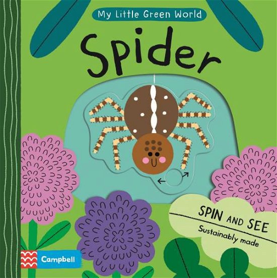 Cover for Campbell Books · Spider - My Little Green World (Tavlebog) (2021)