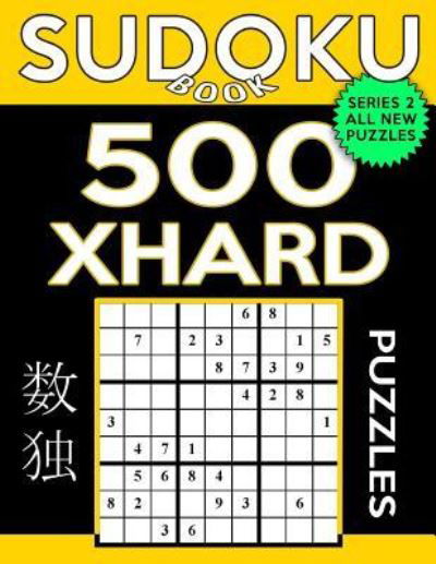 Cover for Sudoku Book · Sudoku Book 500 Extra Hard Puzzles (Paperback Bog) (2017)