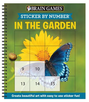 Sticker by Number in the Garden - Publications International Ltd - Książki - Publications International, Limited - 9781645581710 - 1 marca 2020