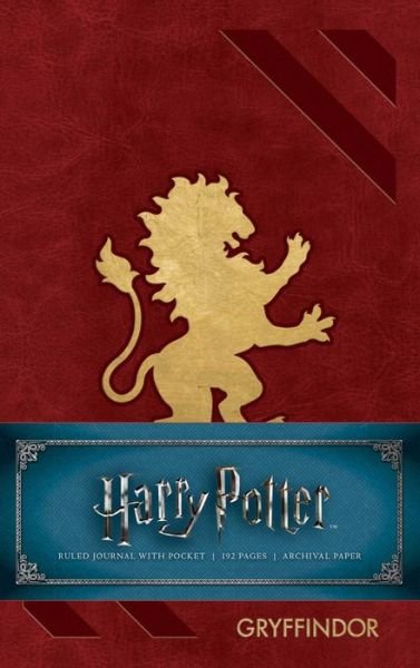 Cover for Insight Editions · Harry Potter: Gryffindor Ruled Pocket Journal (Schreibwaren) (2018)