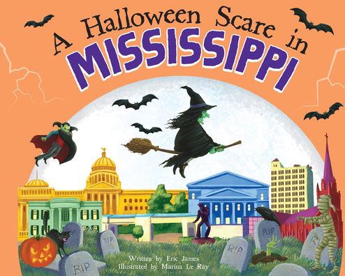 Cover for Eric James · A Halloween Scare in Mississippi (Hardcover Book) (2021)