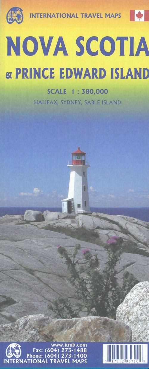 Nova Scotia & Prince Edwards Island, International Travel Maps - ITM Publications - Libros - ITMB publishing - 9781771295710 - 13 de febrero de 2020
