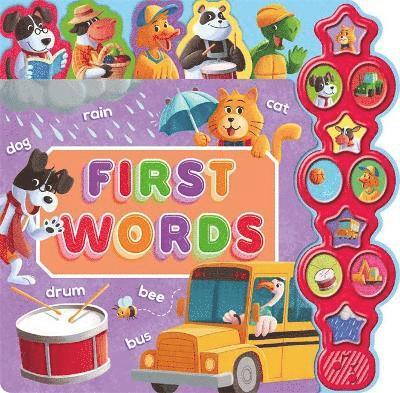 First Words - My First Tabbed Sound Book - Igloo Books - Kirjat - Bonnier Books Ltd - 9781801084710 - torstai 30. kesäkuuta 2022