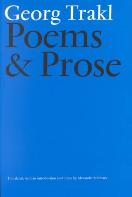 Cover for Georg Trakl · Poems and Prose (Paperback Book) (2001)