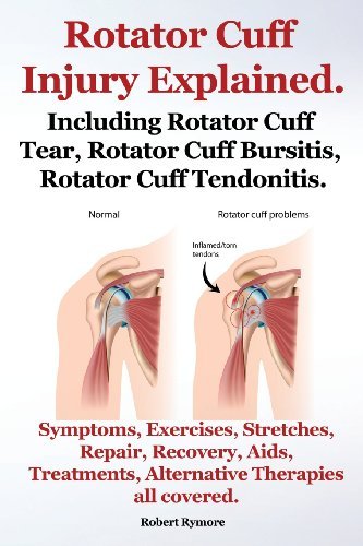 Cover for Robert Rymore · Rotator Cuff Injury Explained. Including Rotator Cuff Tear, Rotator Cuff Bursitis, Rotator Cuff Tendonitis. Symptoms, Exercises, Stretches, Repair, Recovery, Aids, Treatments, Alternative Therapies all covered. (Pocketbok) (2013)