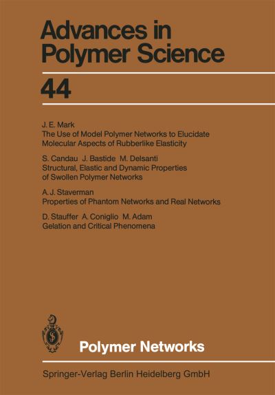 Cover for Polymer Networks - Advances in Polymer Science (Hardcover Book) (1982)