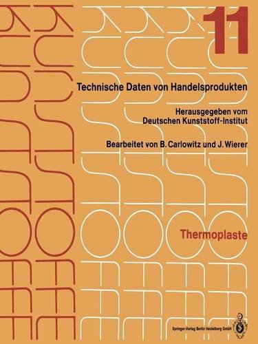 Cover for Bodo Carlowitz · Thermoplaste: Merkblatter 4001-4400 (Paperback Book) [1989 edition] (2014)