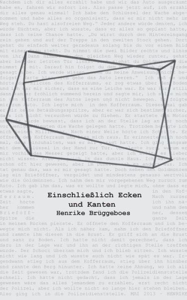 Cover for Henrike Bruggeboes · Einschliesslich Ecken Und Kanten (Paperback Book) (2015)
