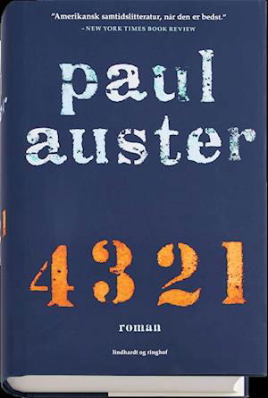 Cover for Paul Auster · 4321 (Bound Book) [1º edição] (2017)