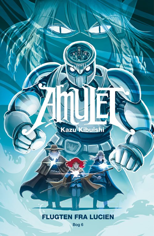 Cover for Kazu Kibuishi · Amulet: Amulet 6: Flugten fra Lucien (Innbunden bok) [1. utgave] (2021)