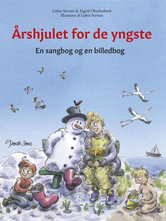 Cover for Ingrid  Oberborbeck - Lisbet Stevens · Årshjulet for de yngste (Inbunden Bok) [1:a utgåva] (2019)