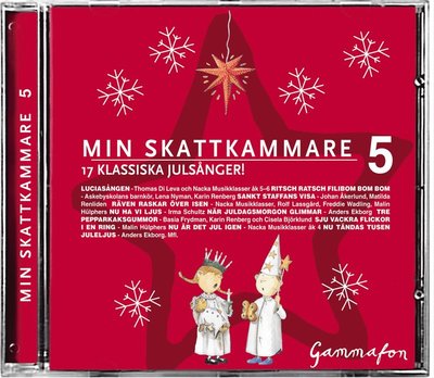 Cover for Antologi · Min skattkammare 5 : 17 klassiska julsånger (CD) (1999)