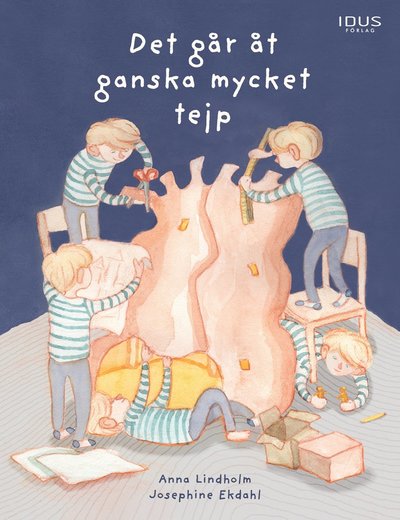 Cover for Anna Lindholm · Det går åt ganska mycket tejp (Bound Book) (2023)