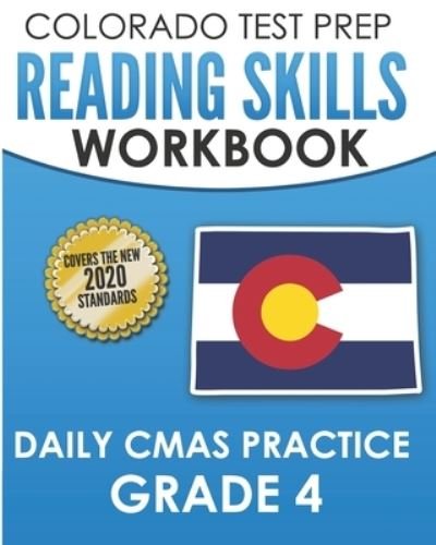 Cover for Tmp Colorado · COLORADO TEST PREP Reading Skills Workbook Daily CMAS Practice Grade 4 (Paperback Bog) (2020)