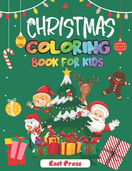 Cover for Esel Press · Christmas Coloring Book for Kids (Paperback Book) (2020)